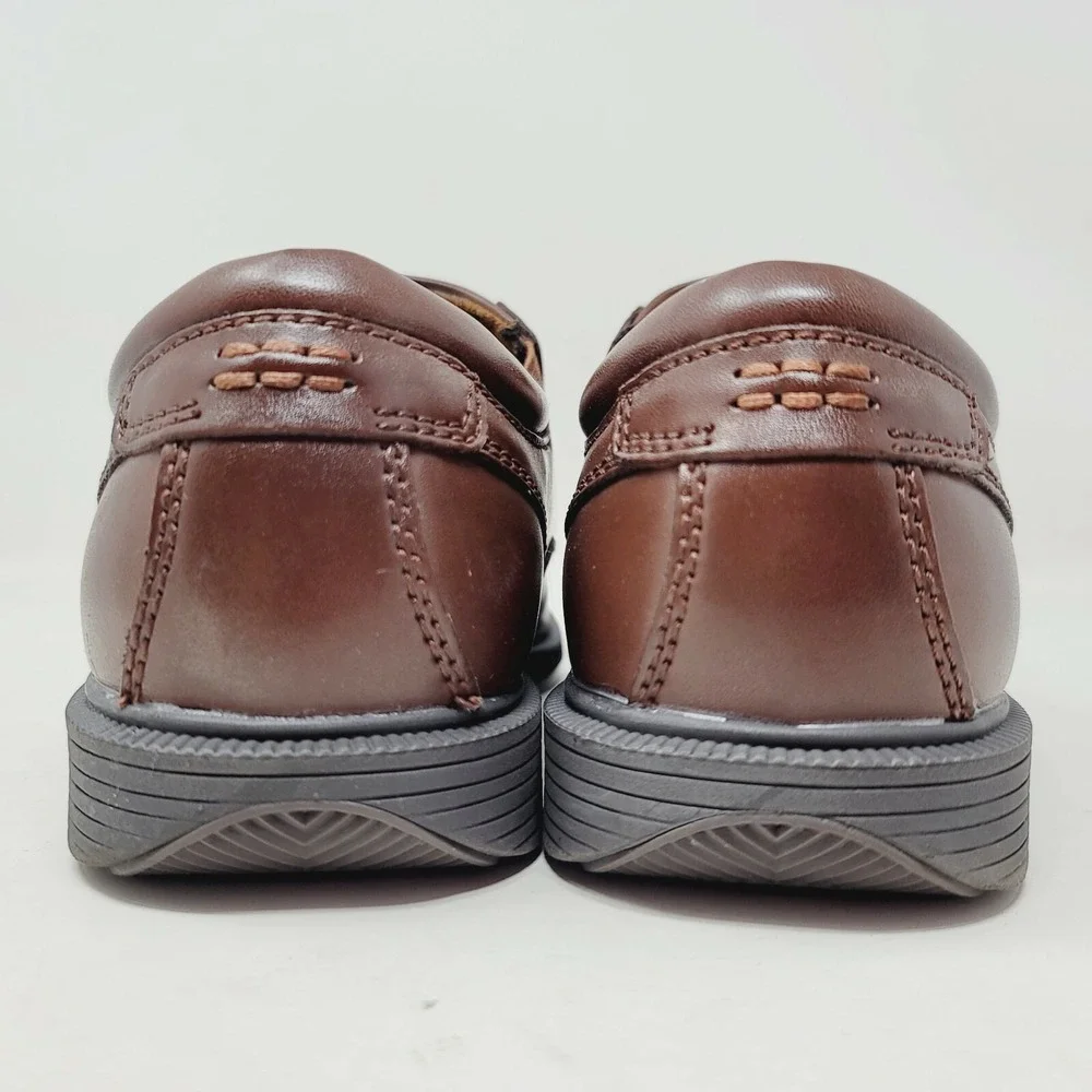 Nunn Bush Men's Loafers Size 7 m Brown Side Gore
